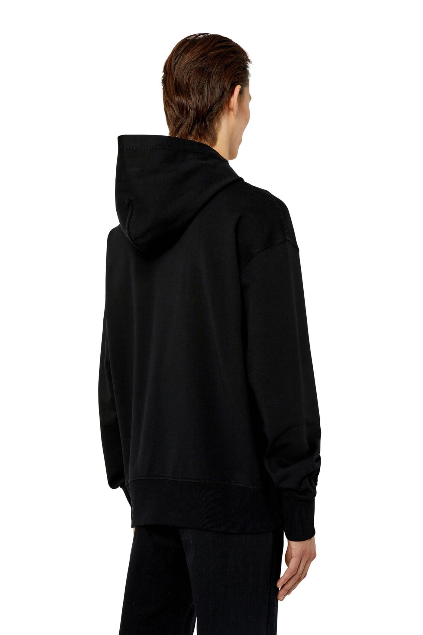 Diesel Felpa da uomo S-MACSOUT, Nero , L