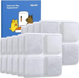 9-Pack 2025 NEW Pet Food Desiccant Bag,Compatible with Petlibro Automatic Cat dog Feeders,Pet libro Desiccant Bag Replacement for Cat Feeder,Keep Food Dry and Fresh