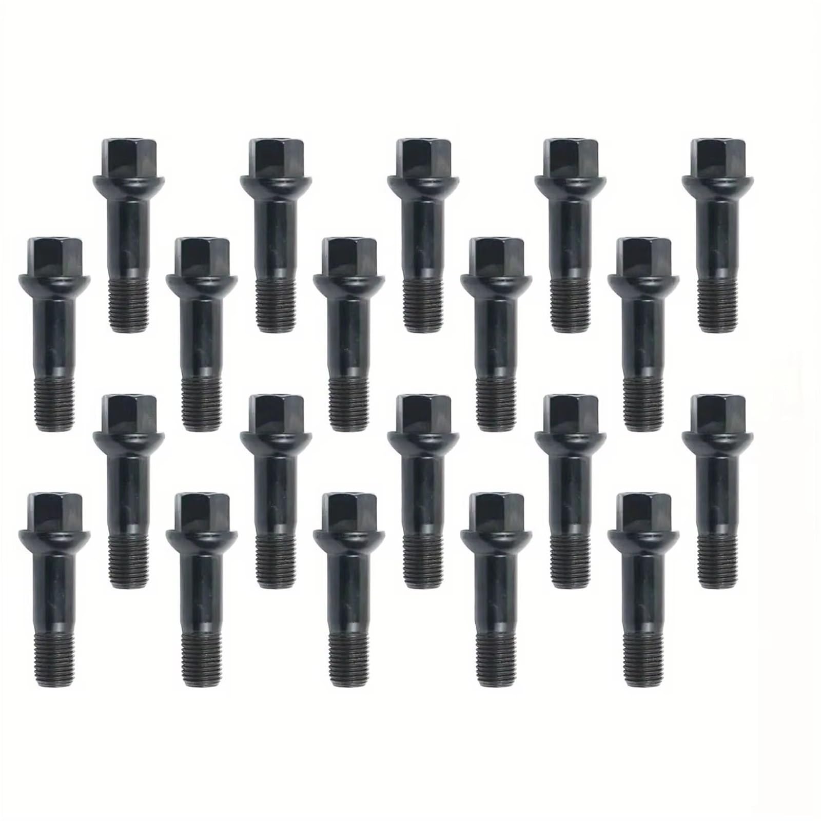 Bulloni ruota auto Compatibile Con Benz Per GLE W166 2015 2016 2017 2018 Set Di Dadi Esagonali Per Cerchi In Lega Da 20 Pollici Con Rondella Conica OEM: 0009907607