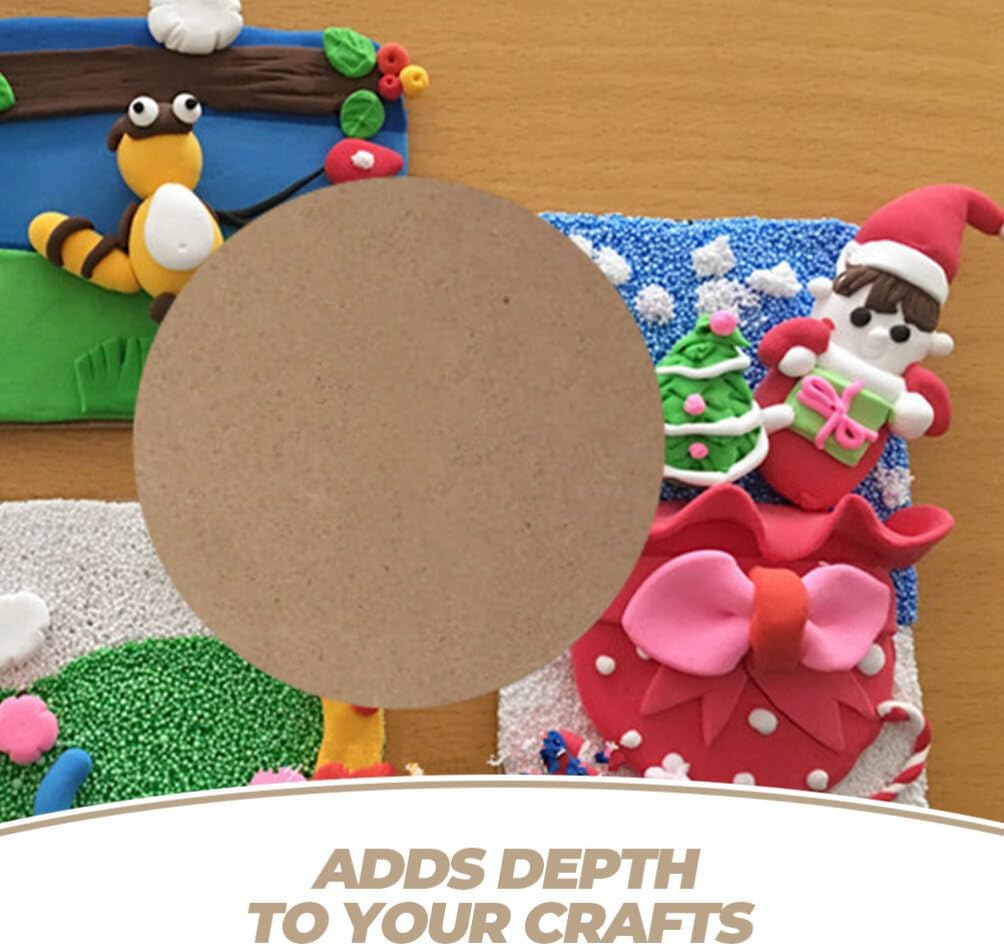 SEWACC 10pcs Clay Board for Pottery Lightweight Base for Sculpting Painting and Creative Projects