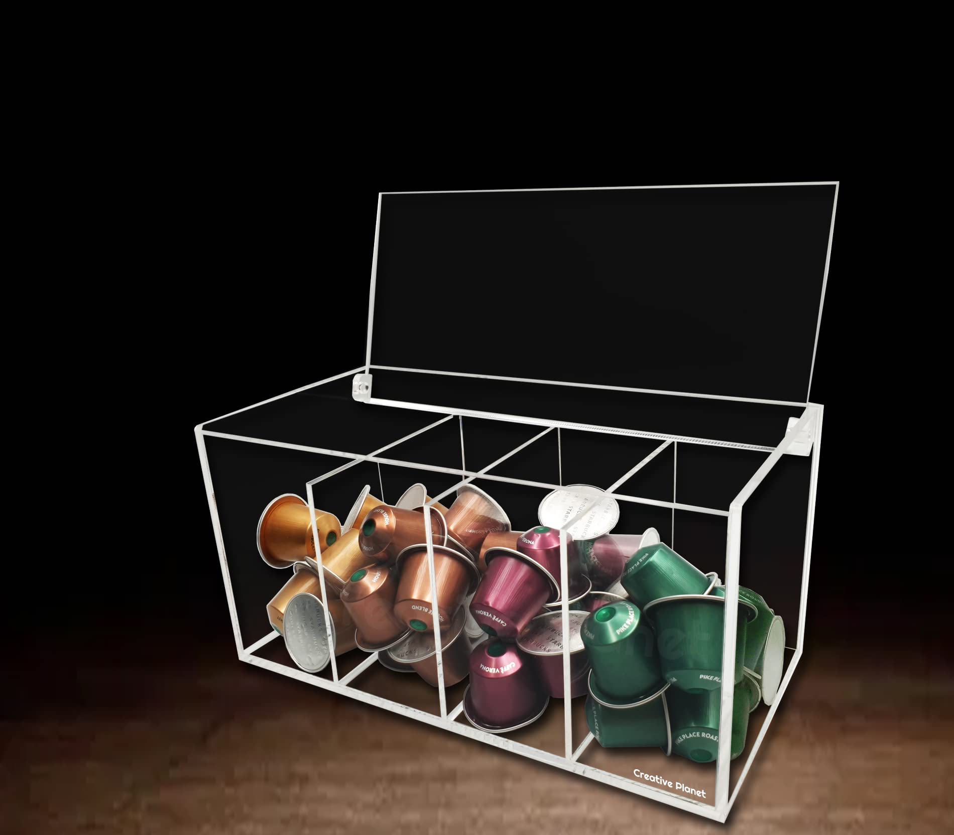 Buy Creative Nespresso Coffee Pod Capsule Holder, Acrylic Kitchen Organizer Nespresso