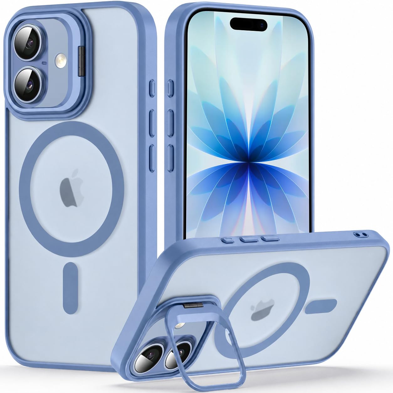 Elzzi Kickstand Case for iPhone 18 Pro Max/iPhone 17 Pro Max Case MagSafe Compatible, Builtin Adjustable Camera Stand, Translucent Matte AntiFingerprint Heavy Duty Shockproof Cover, Cosmic Orange — Amazon image 26