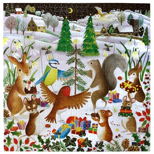 eeBoo Piece & Love: The Little Tree - 1000 Piece Puzzle - Adult Square Jigsaw, 23x23, Includes Image Reference Insert, Glossy Pieces by eeBoo - Used condition - Image 3