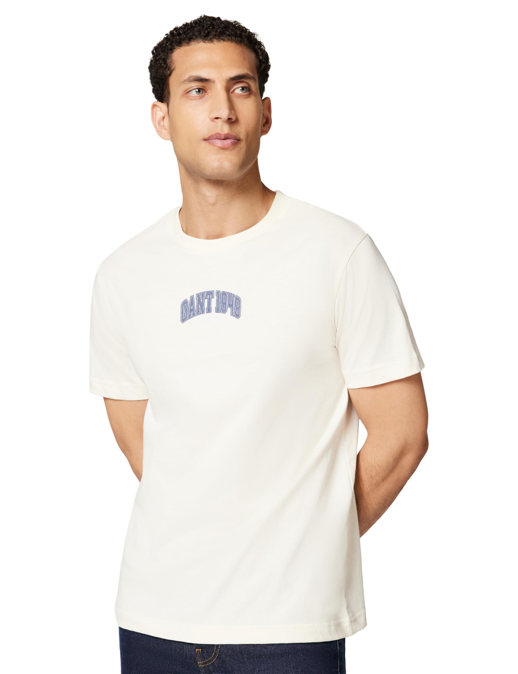 Gant Herren Graphic Ss Tshirt T-Shirt (1er Pack)