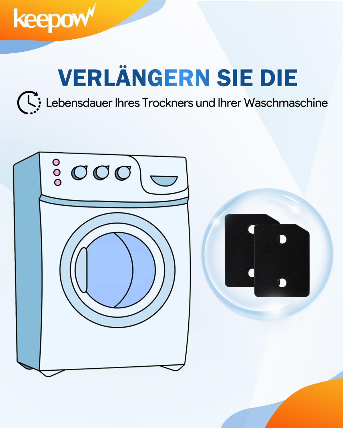 KEEPOW 3908F KEEPOW Filtro per Miele 9164761 Tappetino filtro