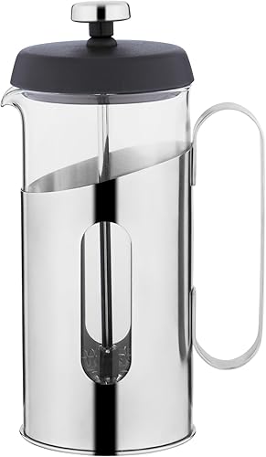 Berghoff Essentials - Tapa de vidrio resistente al calor Maestro PP de 0.37 cuartos de galón, diseño ergonómico, mango de acero inoxidable 18/10 de