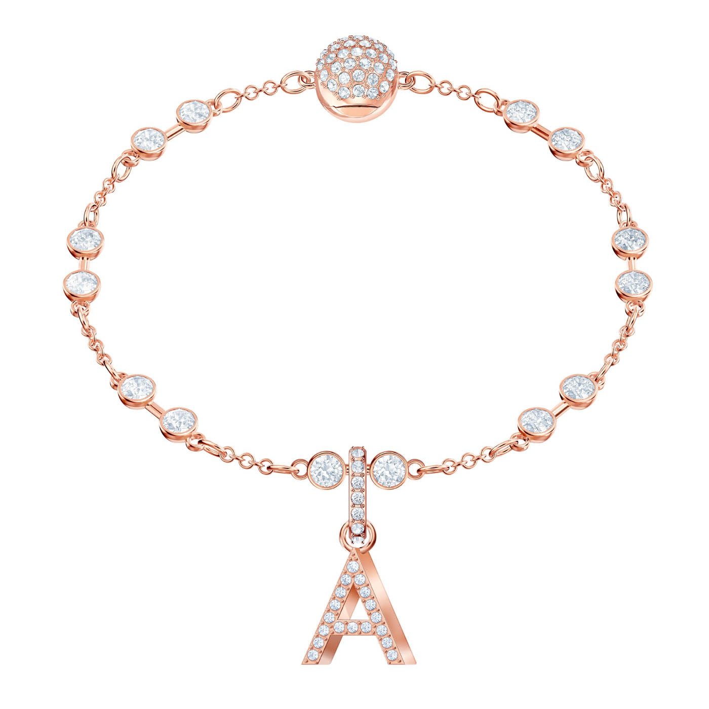 SWAROVSKI Mujer acero inoxidable Charms con cierre 5440422