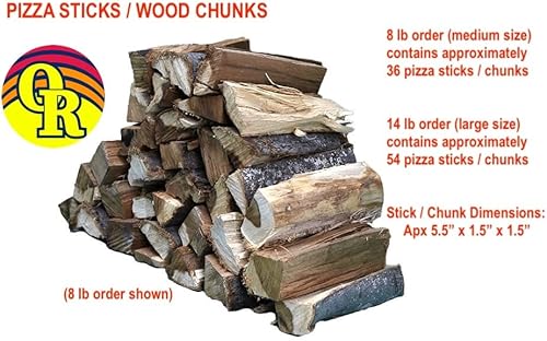 Miniatura 2 de Palitos de pizza hawaianos de madera Kiawe de Ohikilolo Ranch Ideal para parrillas, ahumadores, hornos de pizza, estufas, hogueras y chimeneas