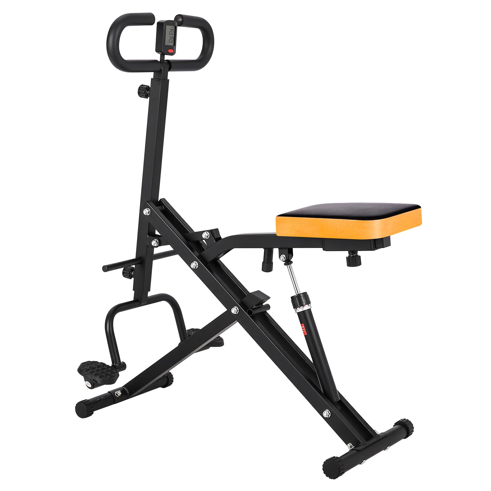 Adjustable 12-Level Squat Assist Trainer for Home Gym – Collapsible Hydraulic Stepper Machine for Full Body, Glutes &amp; Leg Workout, 350 Lbs Capacity, Booty &amp; Deep Squat Fitness Equipment