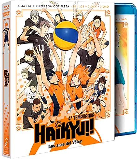 Haikyu!! Los Ases del Vóley - Cuarta Temporada [Blu-ray] | Ya disponible en tu tienda friki favorita! En mundofriki.es!