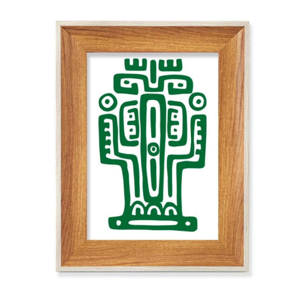 Plusieurs ensembles cadre photo Mexique bois de bureau et tableau cactus