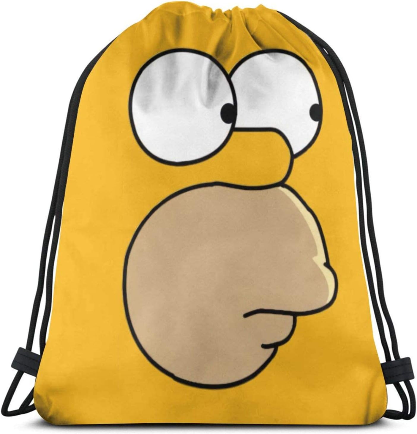 Homer Simpson Stylish Backpack Cinch Sack String Travel Drawstring Bag Storage