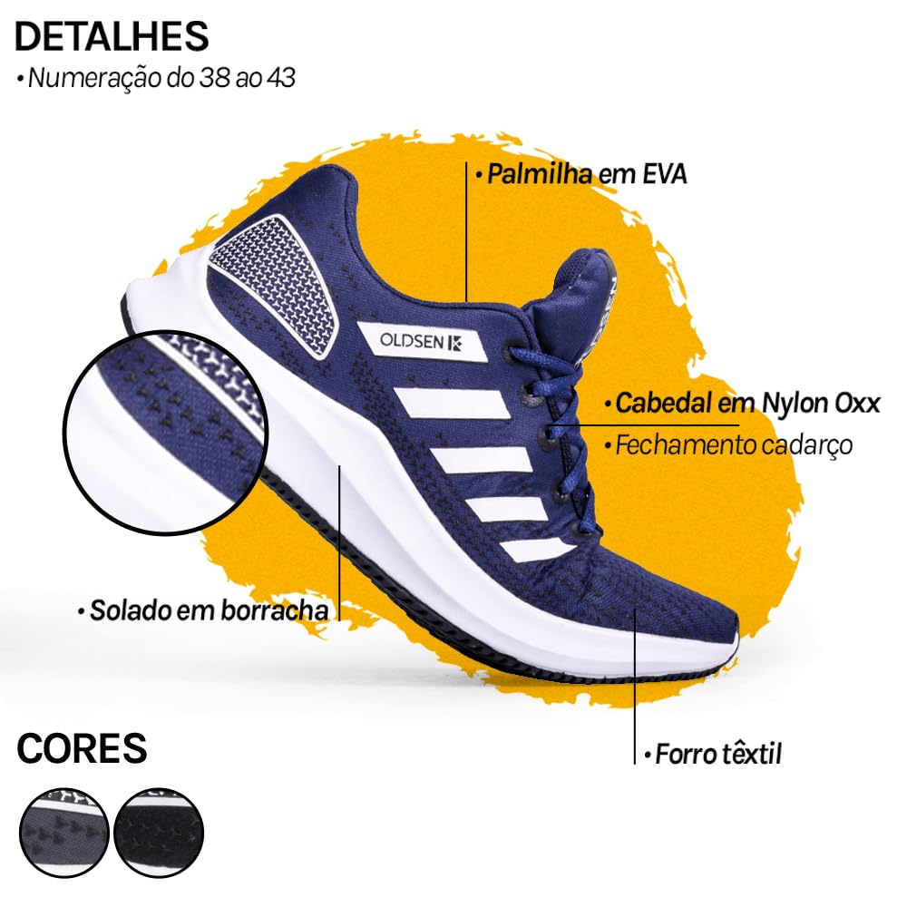 Kit 2 Tenis Corrida Academia Masculino Feminino Macio 34-43 em promoção! Veja a oferta e mais achadinhos de Tênis 3 Hoje é o melhor dia para comprar Kit 2 Tenis Corrida Academia Masculino Feminino Macio 34-43 com aquele preço maroto! Promoção! Aproveite a oferta! 3