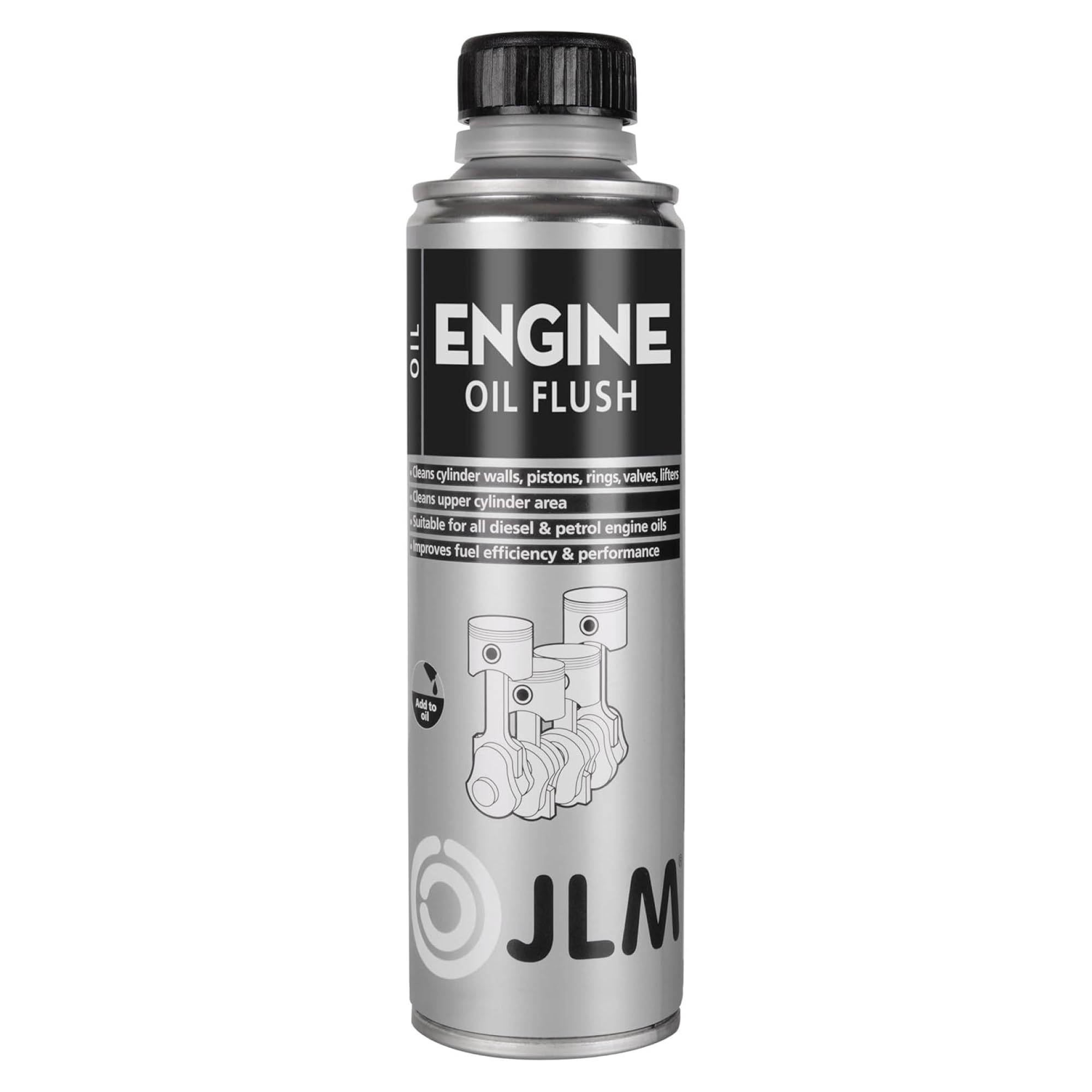 Engine Oil Flush for Petrol & Diesel Engines, 250ml (J04835)