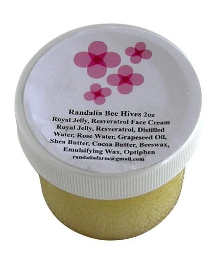 Royal Jelly Face Cream, Resveratrol, Randalia Bee Hives