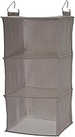 Vista 19 de Household Essentials Organizador colgante de mezcla de algodón con 3 estantes de almacenamiento, mezclilla