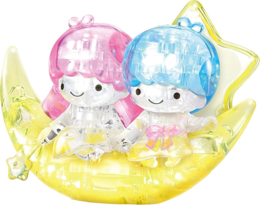 51 Pieces Crystal Gallery Sanrio Little Twin Stars Moon 3D Puzzle