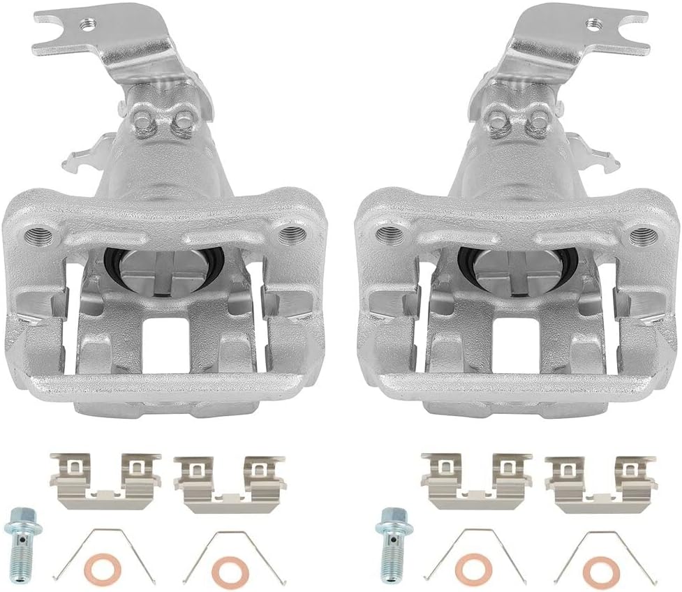 AUTOMUTO Rear Left & Right 19B7097 19B7096 Disc Brake Calipers With Bracket For Honda For Accord 2013-2017