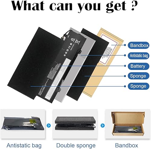 Miniatura 5 de King EBOYEE L17C3PE0 - Batería de repuesto para portátil Yoga 730 15 Yoga 730-15IKB 730-15IWL Series L17L3PE0 5B10Q39196 5B10Q39197 11.25V