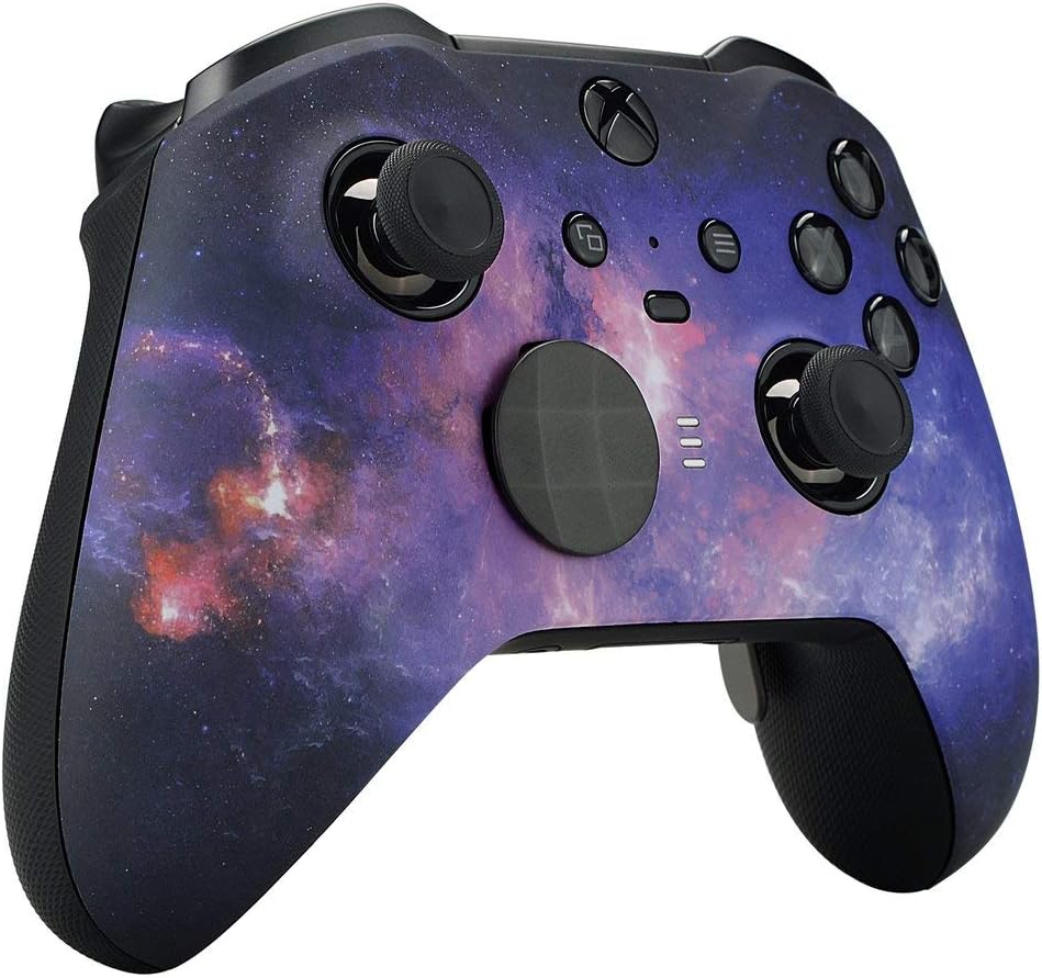 Space Custom Modded Controller Compatible with Xbox One Elite Series 2 Soft Touch Finish for All Shooter Games MW BO4 : Video Games