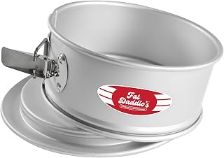 Fat Daddio's 9 Inch Springform Pan 3" Deep Anodized Aluminum - Perfect for Tall Cheesecakes & Layered Desserts