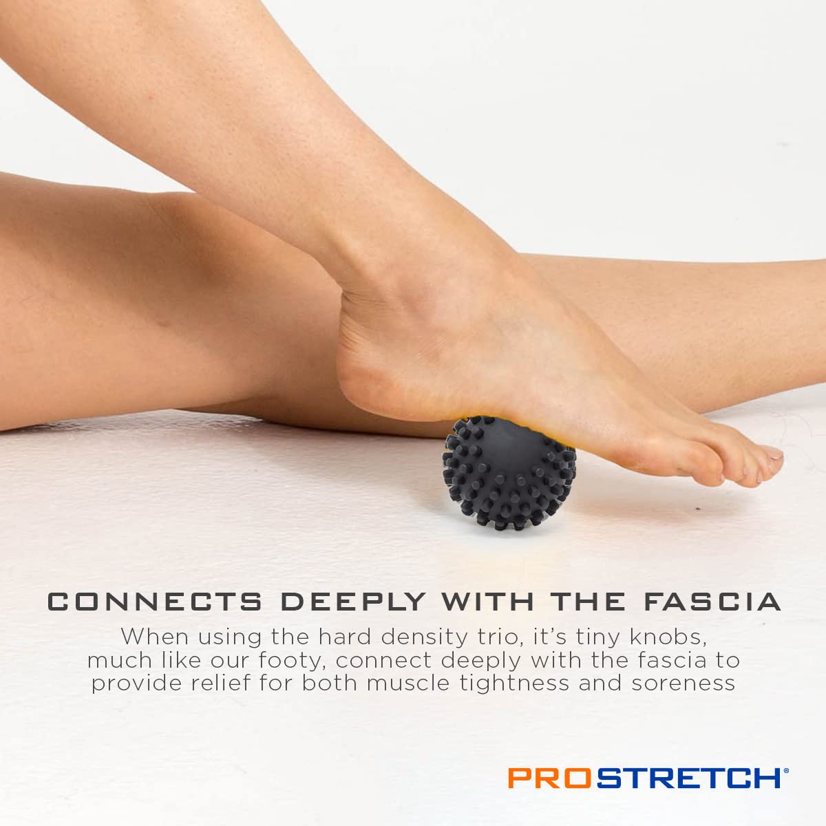 ProStretch Addaday Trio Trigger Point bolas de auto-masaje para liberación miofascial, fascitis plantar y terapia de tejido profundo de cuerpo entero