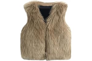 Faux Fur Toddler Girl's Winter Warm Vest