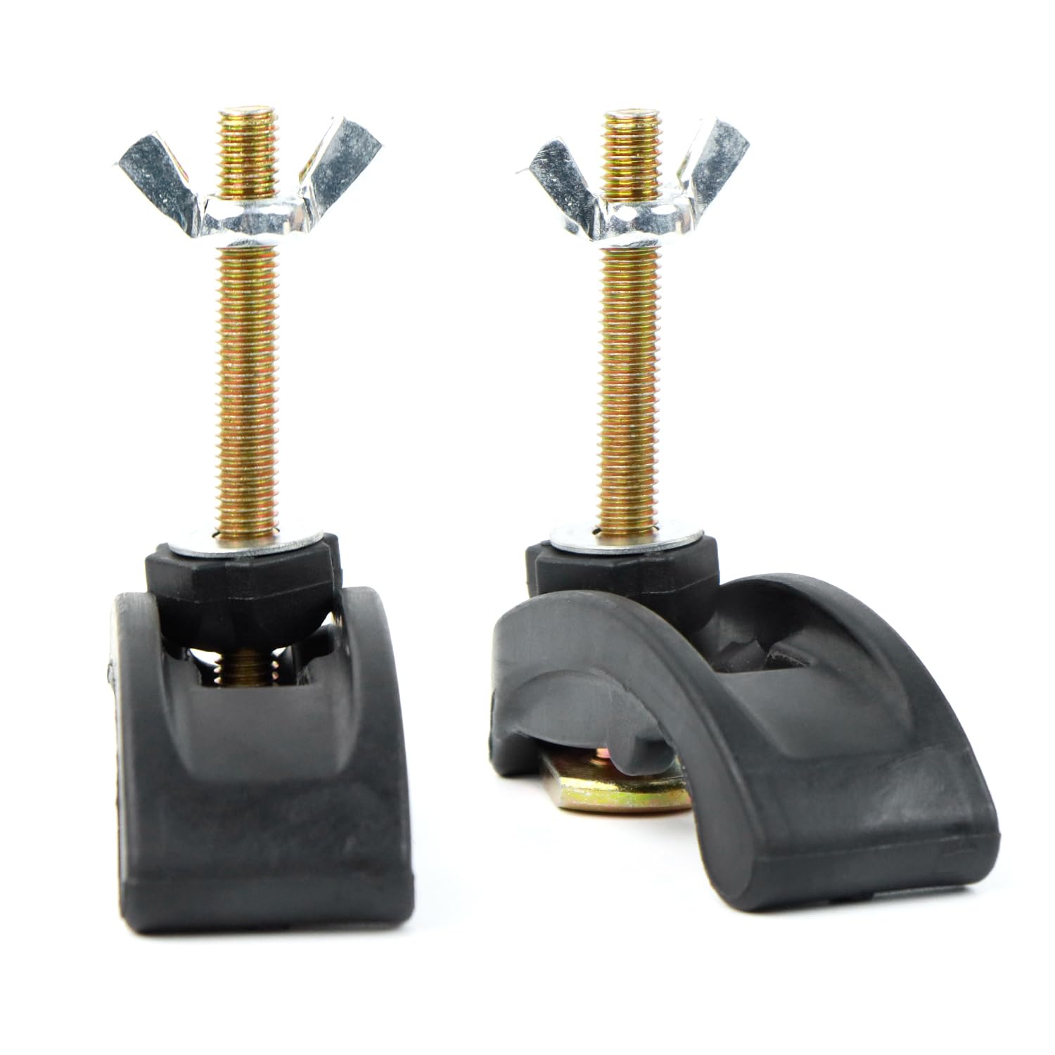 T Track Morsetto, 2 Pezzi M8 Morsetti T-Track per Legno, T-Track Hold Down Clamp Per la lavorazione del Legno Piastre di Fissaggio Stabile e Flessibile Morsetto di Fissaggio per T-Slot Utensili