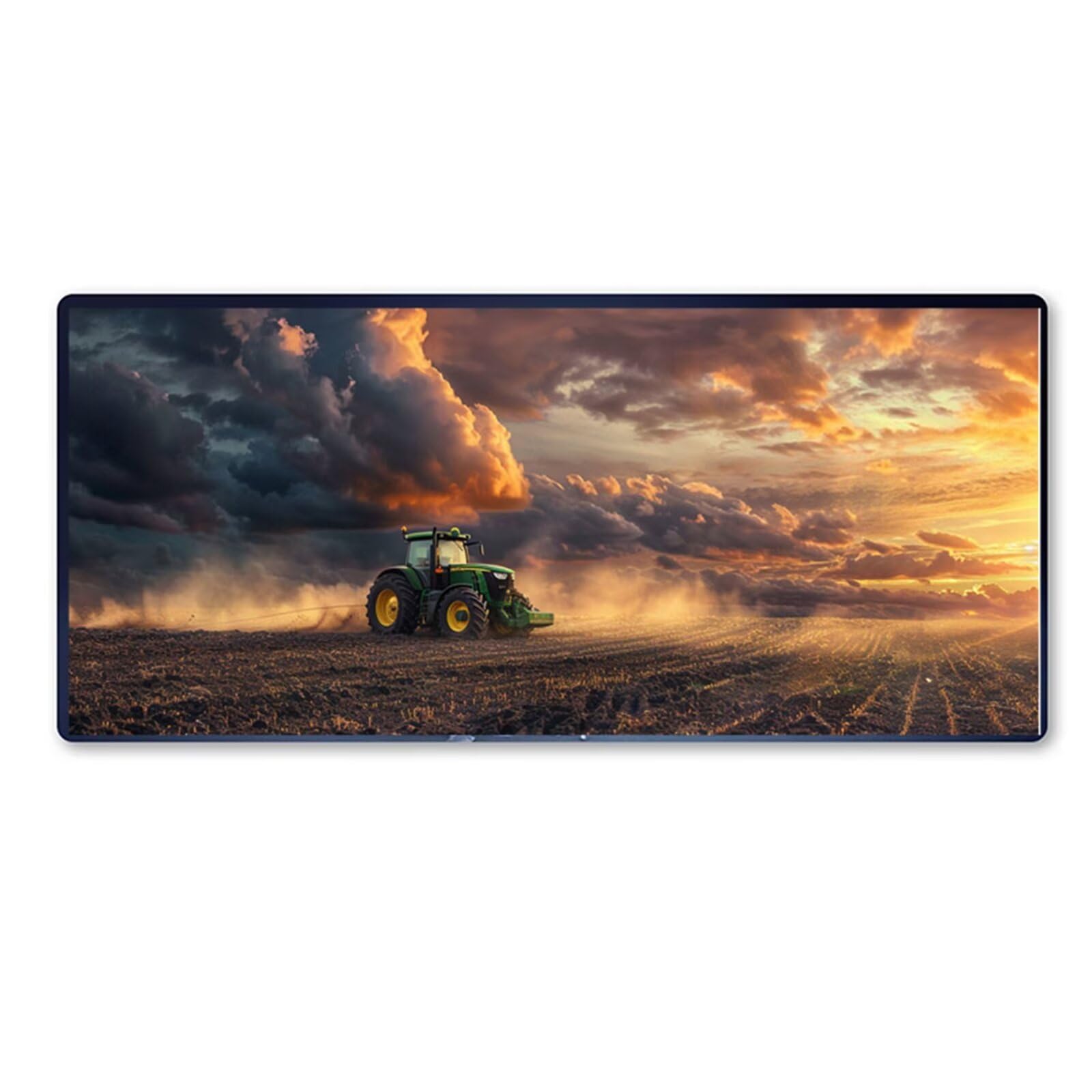 Gaming Tapis de Souris Tracteur, Grand Tapis de Souris XXL 900 x 400 x 3 mm, Ferme Tapis Souris pour Clavier et Bureau, avec Bords Surpiqués et Dos Antidérapant, for Clavier Souris Gaming Accessoire