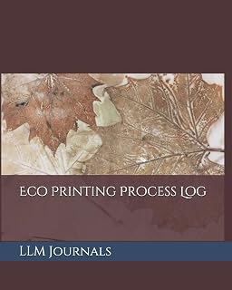 Eco Printing Process Log: A lined log book good for keeping track of materials and processes used in creating eco prints (8.5 x 11, 100 pages)