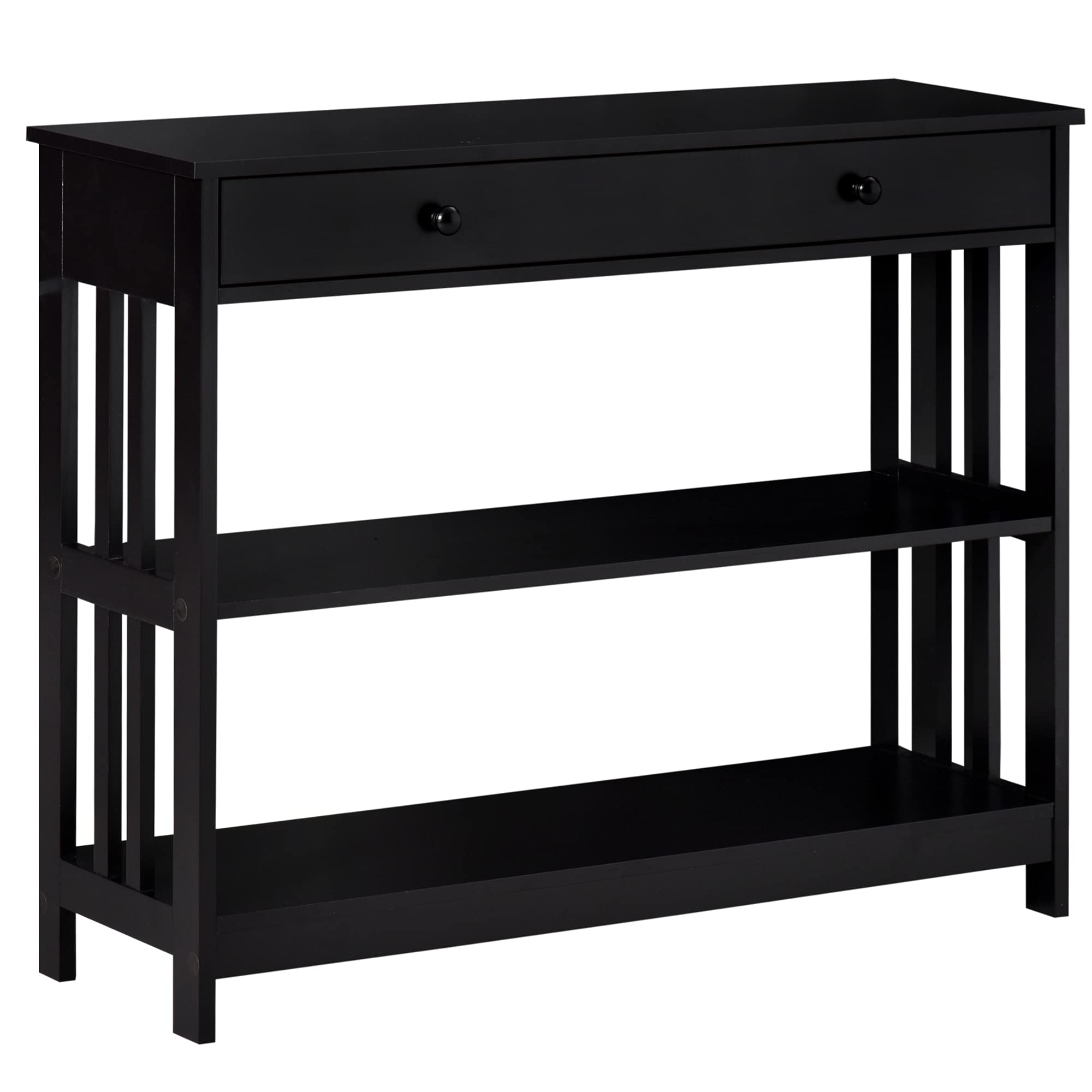 Buy Console Hallway Table with Extra Wide Pull Out Drawer, 2