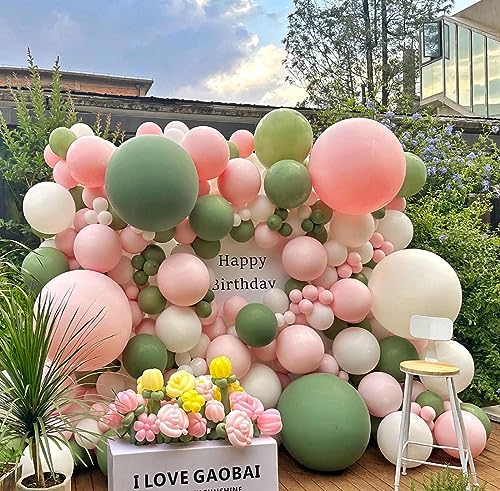 Image of KALOR 12 Inch Light Pink Balloons, 50 Pcs Latex Helium Balloons for Kid's Birthday Party, Baby Shower, Wedding, Graduate Party Decorations