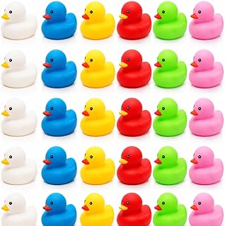 AZNABLE アヒル お風呂 おもちゃ あひる お風呂に浮かべるアヒル アヒルちゃん (カラフル30個入り)