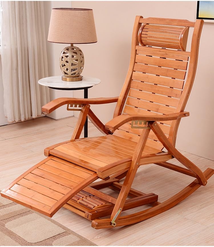 Amazon.com: Bamboo Lounge Chair for Lunch Break, Recliner Chair 