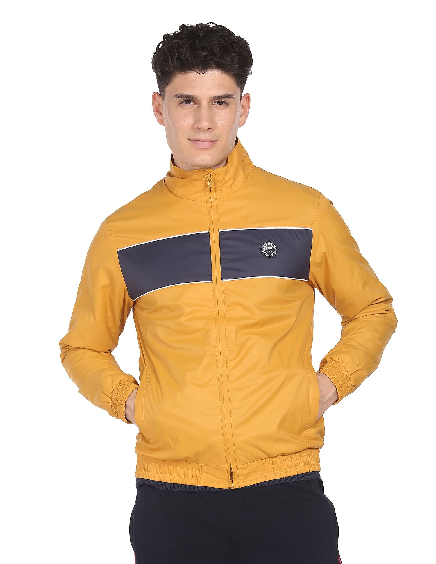 u.s. polo assn. Men Standard Length Block Polyester Jacket-picture-20