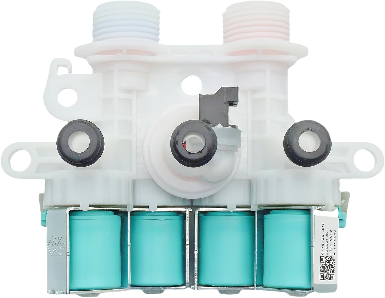 Washer Water Inlet Valve MVWB765FW0 MVWB835DW2 MVWB855DC2 MVWB835DW3 MVWB835DW1 MVWB835DW4 MVWB766FW0 MVWB765FW1 MVWB765FW2 MVWB765FW3 Fit For Maytag Bravos XL Commercial Whirlpool Washing Machine