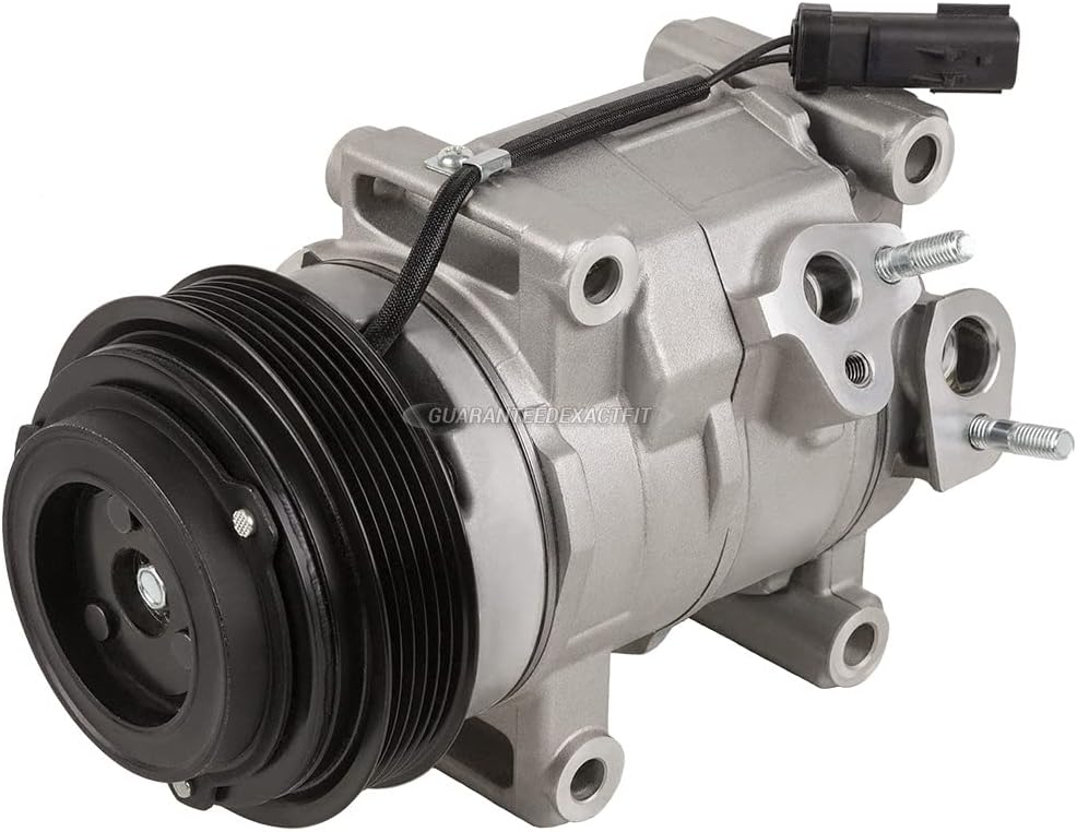 AC Compressor w/A/C Repair Kit Fits Chrysler Town & Country or Dodge Grand Caravan w/o Rear AC 2011 2012 - BuyAutoParts 60-82865RK New