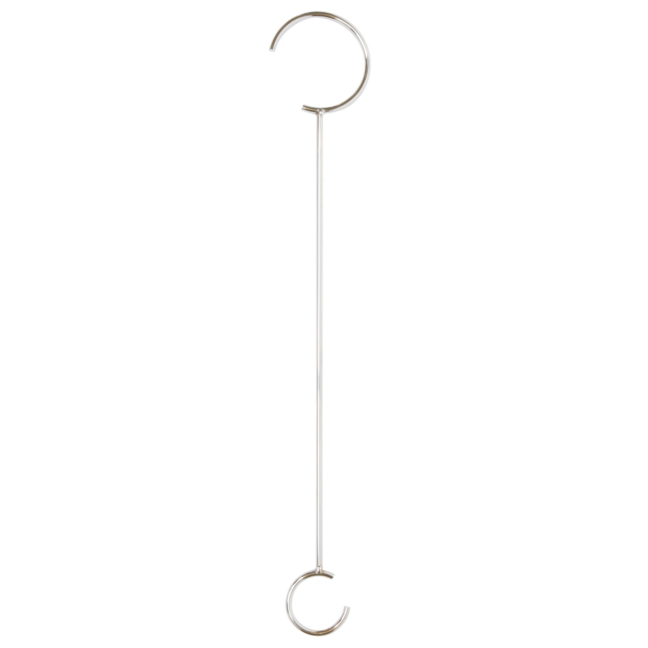 Rome 9164 Forma Circa S Plant Hook, Chrome Plated Steel, 24-Inch Length