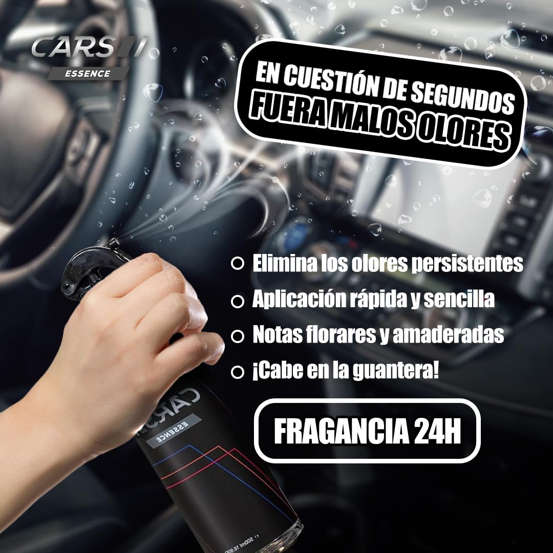 Ambientador para Coche 100ml | Perfume para Vehículos | Tu Coche con Olor Fresco y Duradero | Neutraliza y Elimina los olores