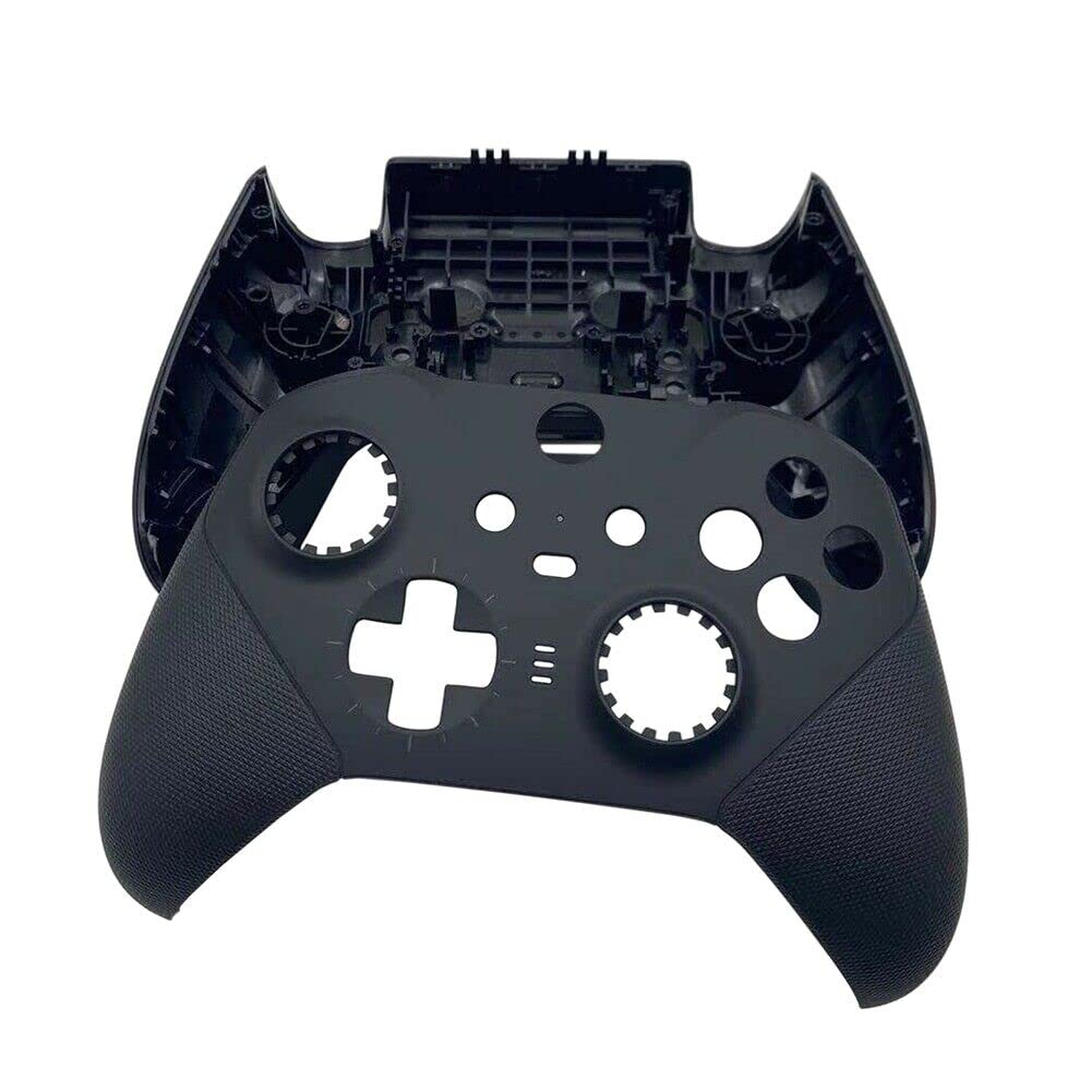 Meijunter Custodia di Ricambio, Guscio Anteriore Posteriore Coperchio della Custodia Frontalino Compatibile con Xbox Elite Series 2 Controller Wireless - Nero
