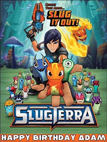 Slugterra Glacage Comestible Pour Gateau D Anniversaire Personnalise Amazon Fr Epicerie