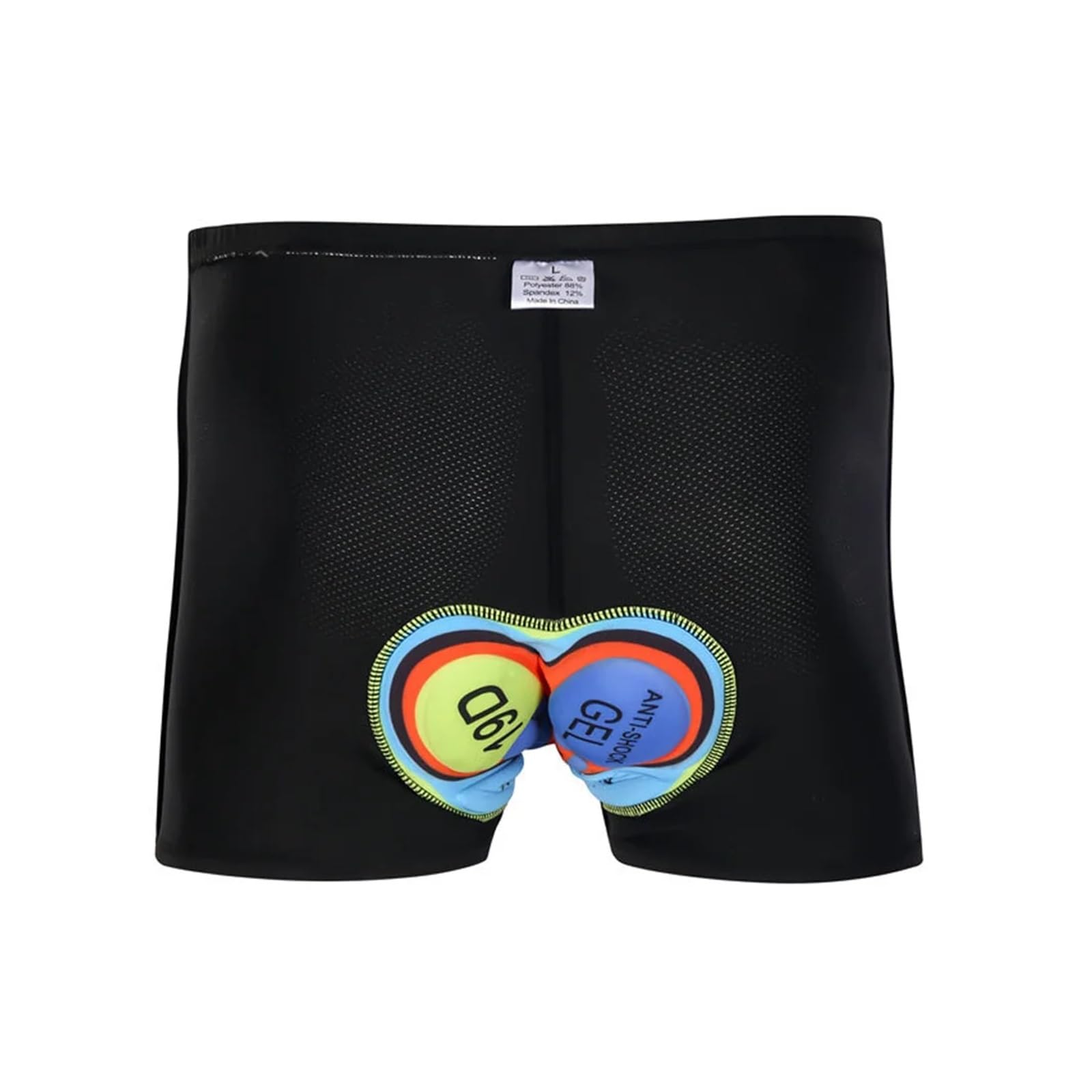 Pantaloncini Ciclismo Uomo Pantaloncini da Ciclismo con Imbottitura in Gel, Intimo PRO 9D 19D 20D, Mutande, Pantaloncini Neri, Bici, Mountain Bike(Color-3,5XL)