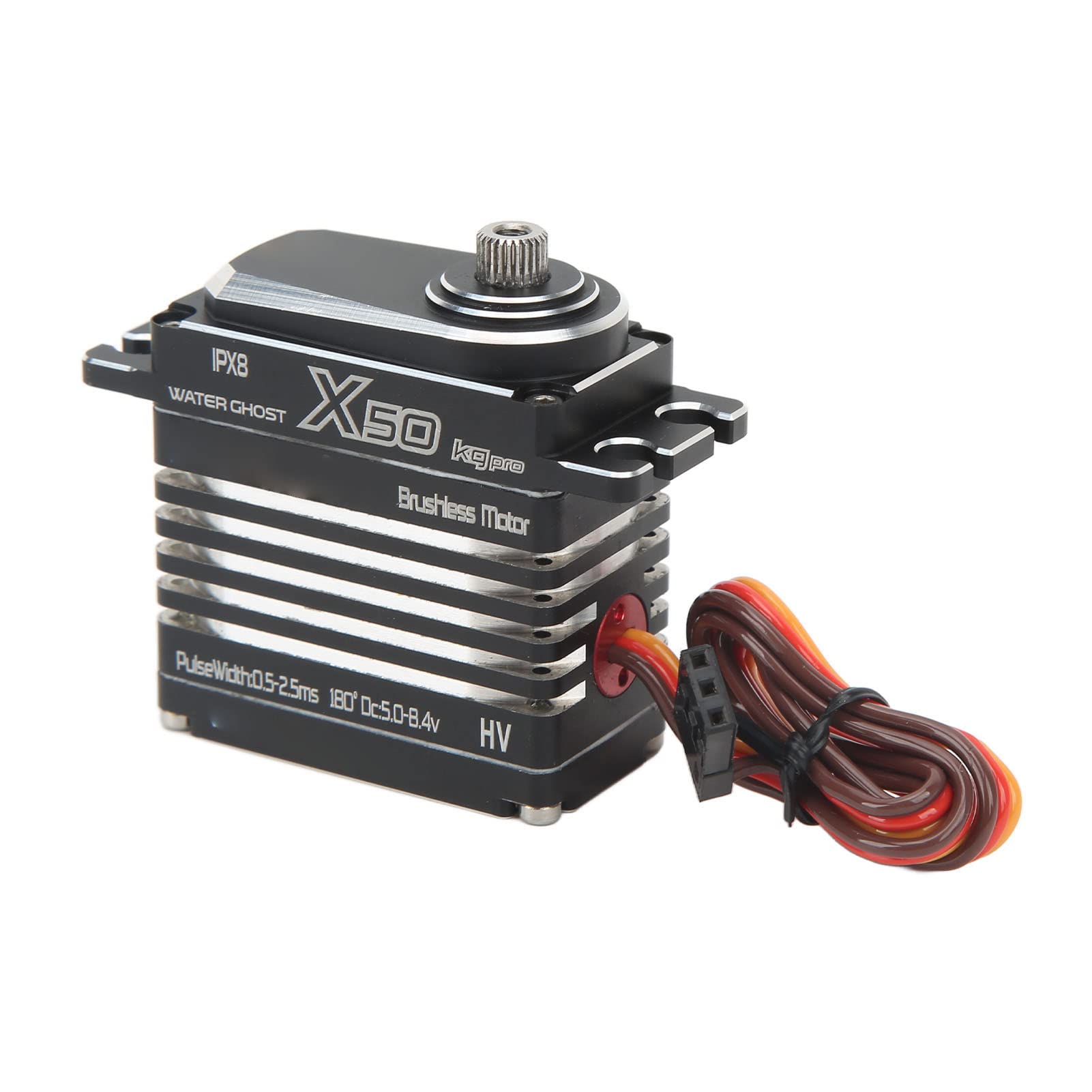 Servo digitale RC , servocomando per auto RC multiuso con ingranaggi precisi ad alta velocità IPx8 per auto RC 1/8 1/10