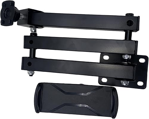 Tablet Wall Mount Stand Aluminum Tablet Holder Adjustable Arm for 4-13Inch Devices for Kitchen and Office Use Phone Bracket
