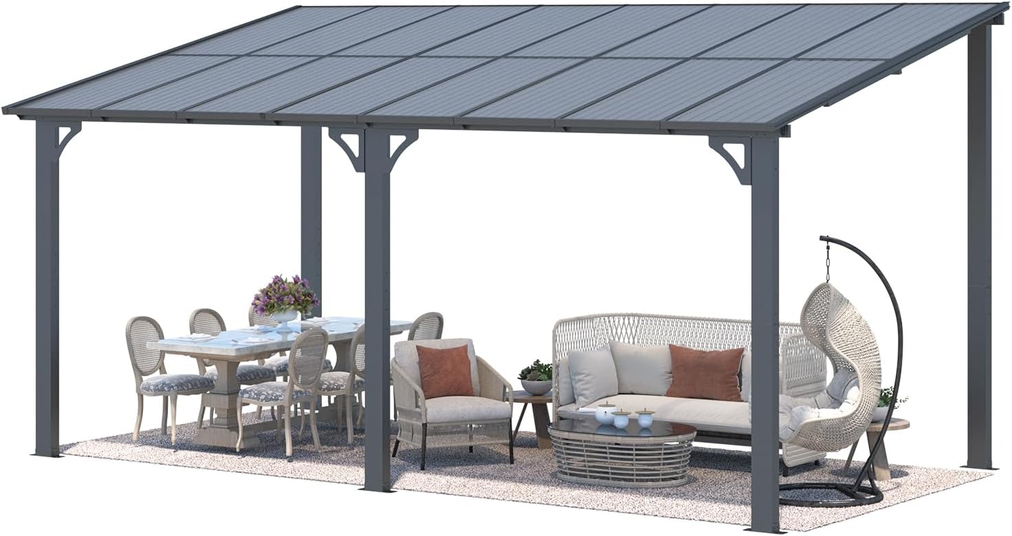 Illustration showing two parcels for U-MAX gazebo delivery, indicating components are shipped separately.
