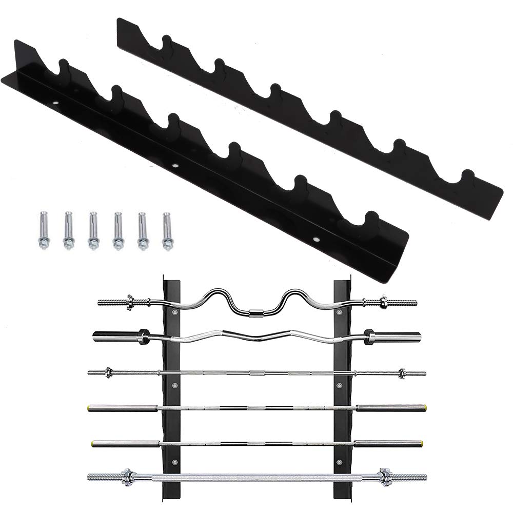 Buy Vikofan Horizontal Wall ed Olympic Fixed Barbell Dumbbell Storaged