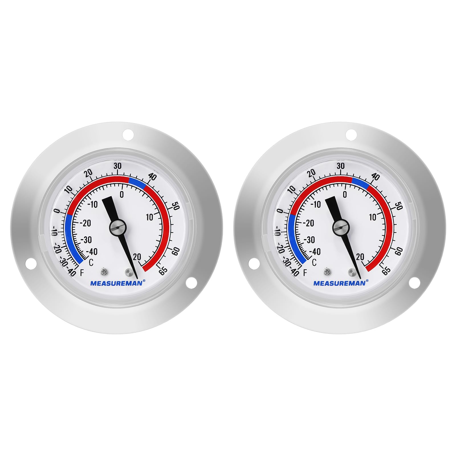 MEASUREMAN Vapor Capillary Flanged Panel Mount Refrigeration Thermometer, 2.5" Dial, 48" Capillary, -40-60 deg F/-40-15 deg C, Re-Calibration Available — Amazon image 10