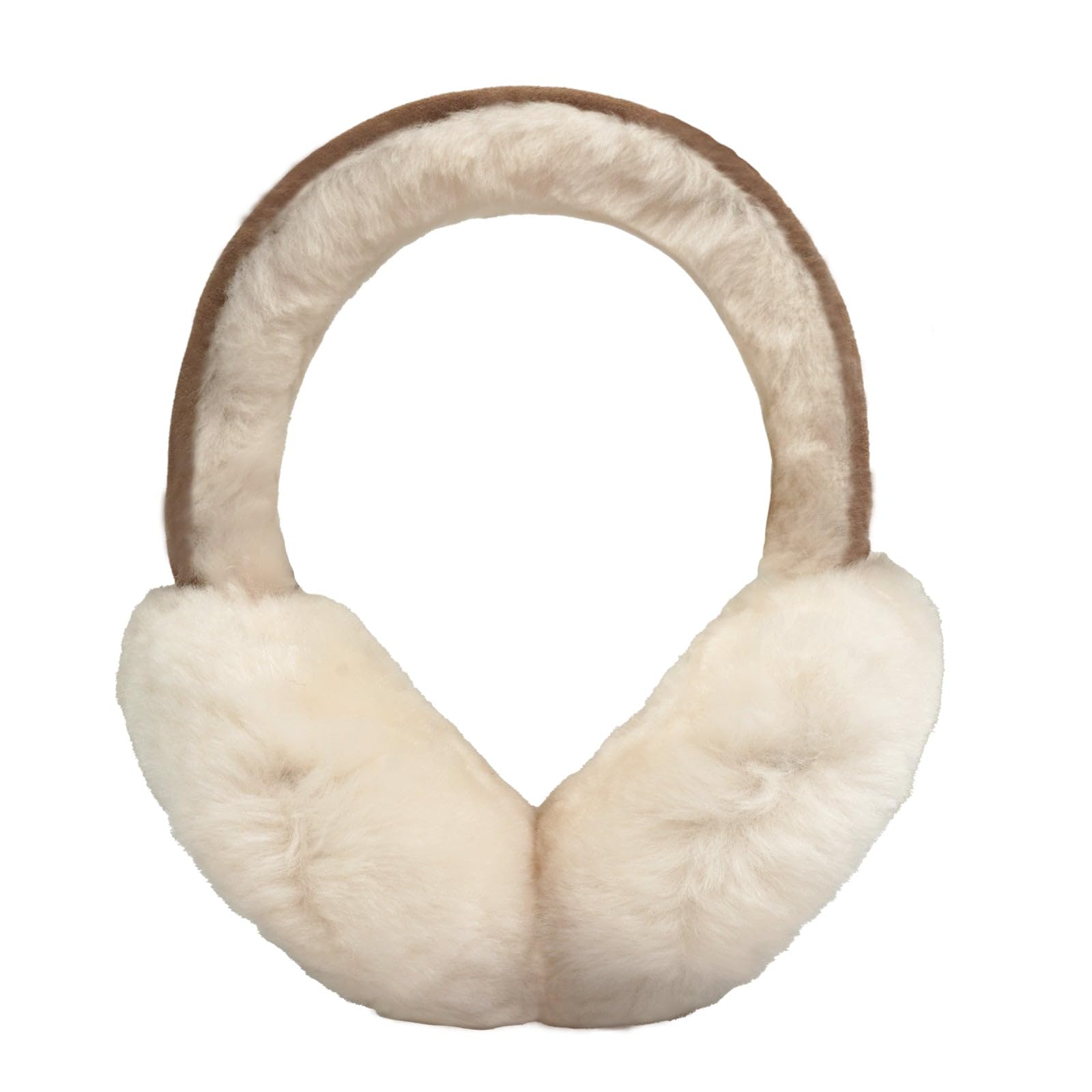 UGG Kinder-Ohrenschützer mit Plüsch-Schaffell, eng anliegendes Kopfband und minimalistisch gesticktem Logo für warmes und stilvolles Tragen bei kaltem Wetter, Kastanie, Einheitsgröße