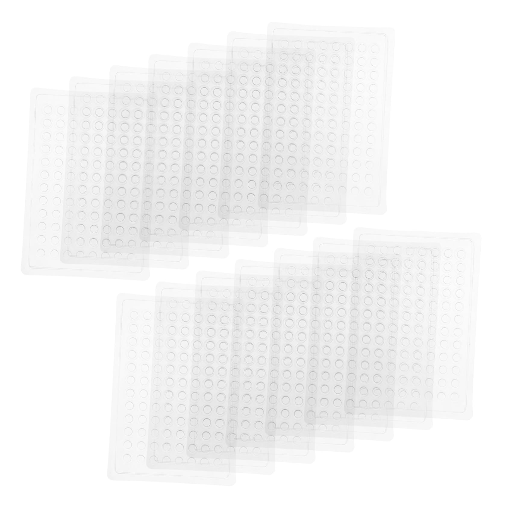 2 Series Herramienta De Cultivo De Tejidos Placa De Cultivo Celular De Laboratorio Plato De Cultivo De Polivinilo Transparent 100 Piezas*2
