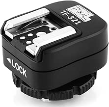 Pixel TF-321 Flash Hot Shoe Adapter Flash Hot Shoe Converter with Extra PC Sync Port for Canon DSLR Camera and Flashguns Pixel TF-321 Flash Hot Shoe Adapter Flash Hot Shoe Converter with Extra PC Sync Port for Canon DSLR Camera and Flashguns